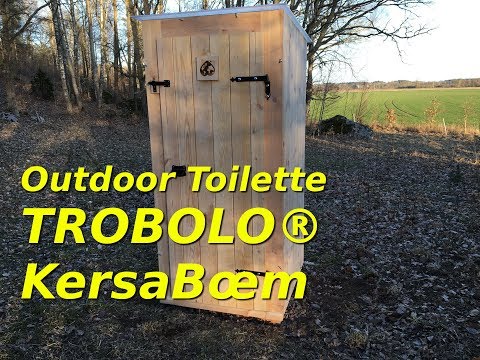 Handgefertigte Outdoor Toilette für das Blockhaus - Trobolo KersaBœm (Werbevideo)