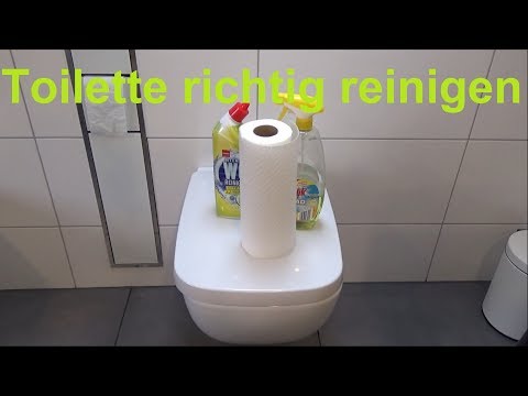 Toilette putzen in 3 Minuten Toilette reinigen WC sauber machen WC reinigen WC putzen